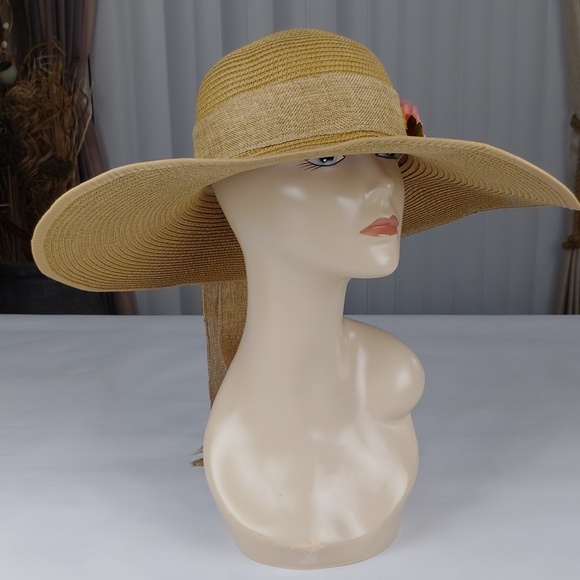 Wide Brim Women's Sun Hat. - Picture 3 of 10